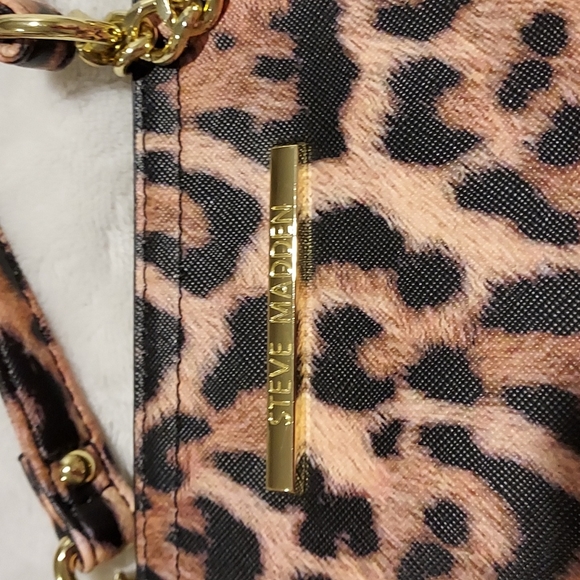 NWOT Women's Steve Madden Crossbody Handbag Leopard Print - Picture 2 of 11